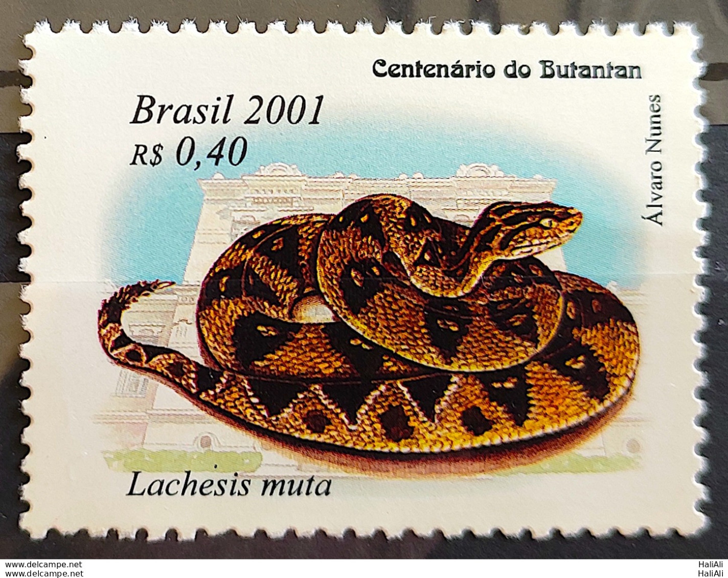 C 2370 Brazil Stamp Butantan Institute Snake Surucucu 2001 - Neufs