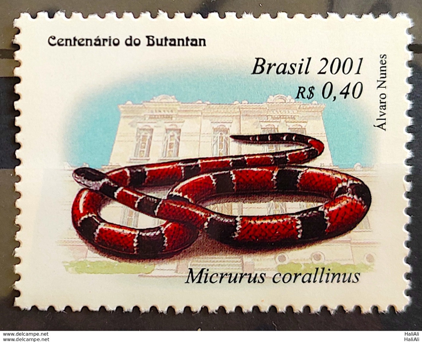 C 2369 Brazil Stamp Butantan Institute Snake Coral 2001 - Ungebraucht