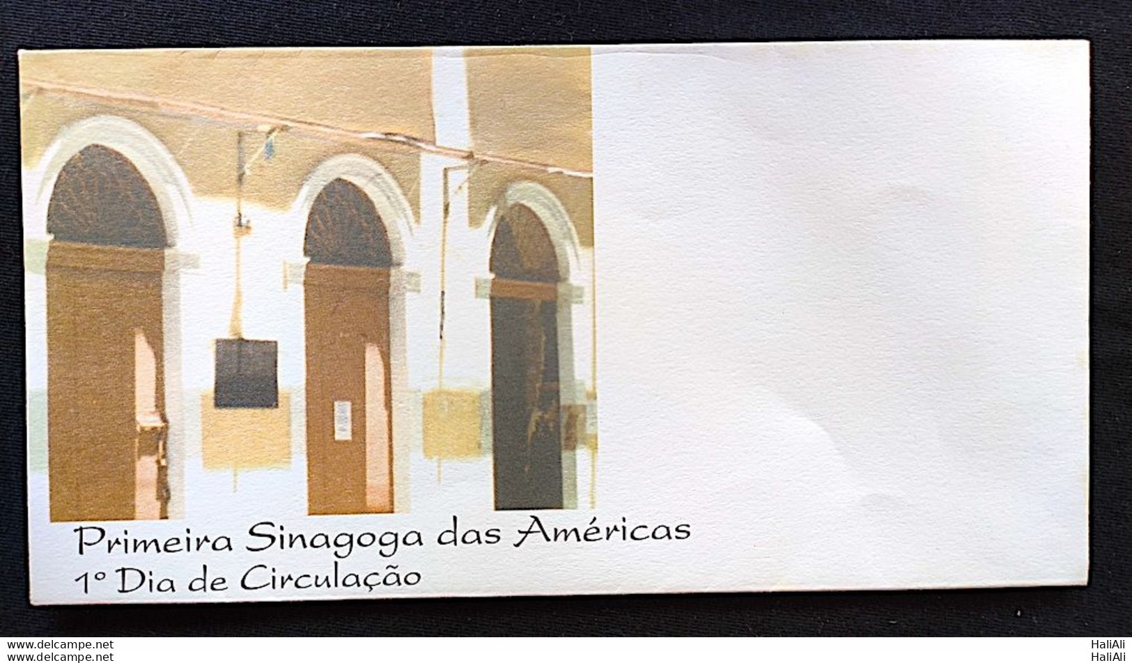 Brazil Envelope FDC 2001 707 First Synagogue Of The Americas Judaism Israel - Neufs