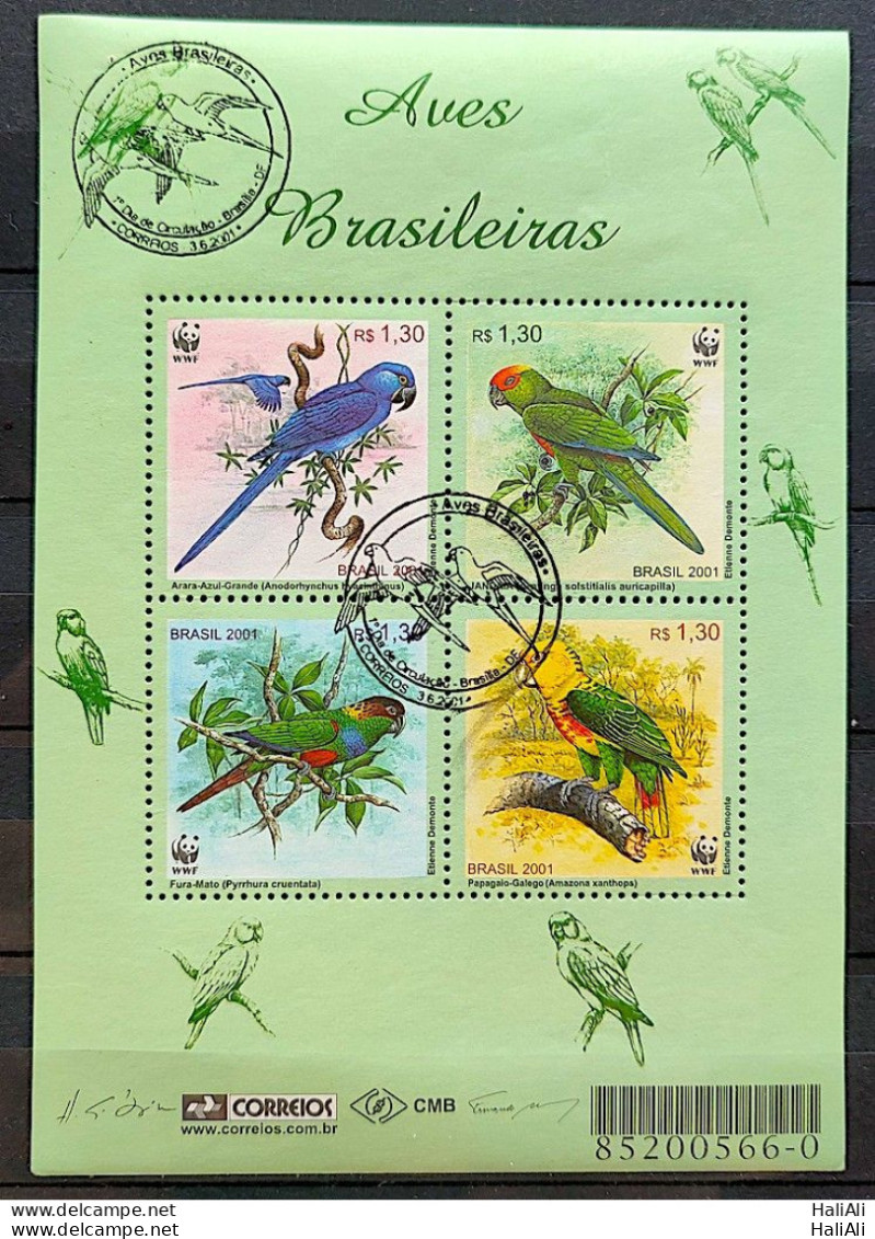 B 119 Brazil Stamp BIRDS 2001 CBC DF - Unused Stamps