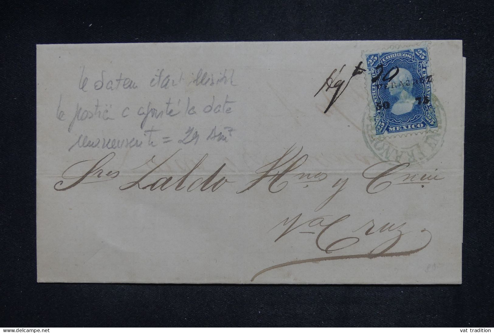 MEXIQUE - Lettre Avant 1900 à Découvrir - Détaillons Collection - A 2661 - Mexiko