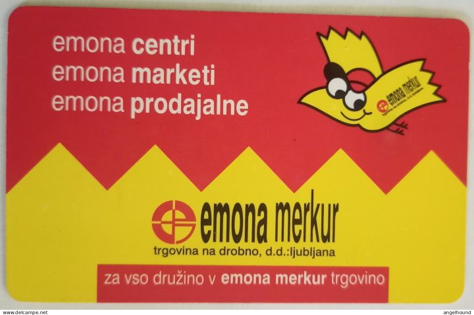 Slovenia 50 Unit Chip Card - Tony Lydon , Glasgow - Galejira Keleia / Emona Merkur - Eslovenia