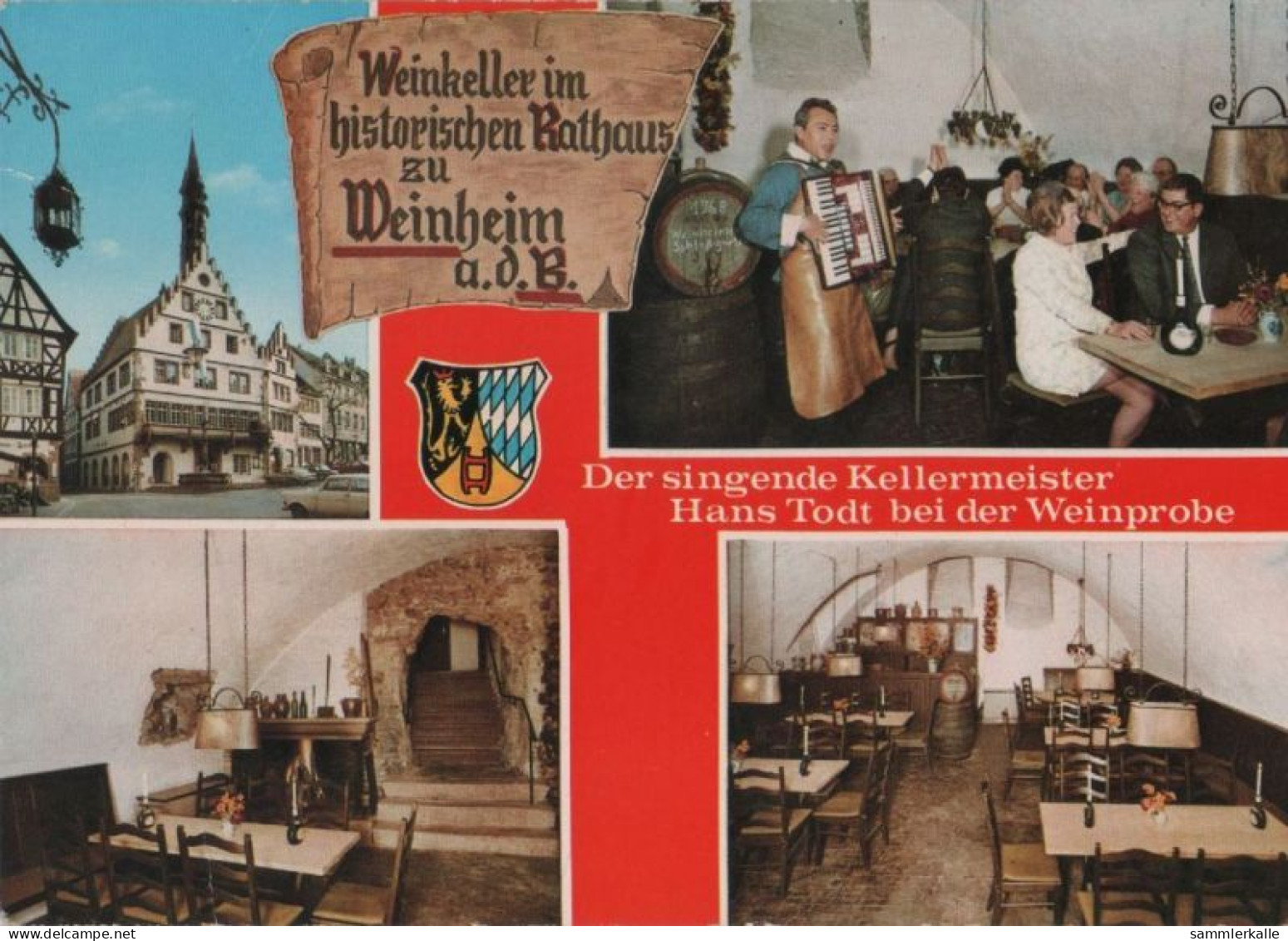 99618 - Weinheim - Der Singende Kellermeister - Ca. 1970 - Weinheim