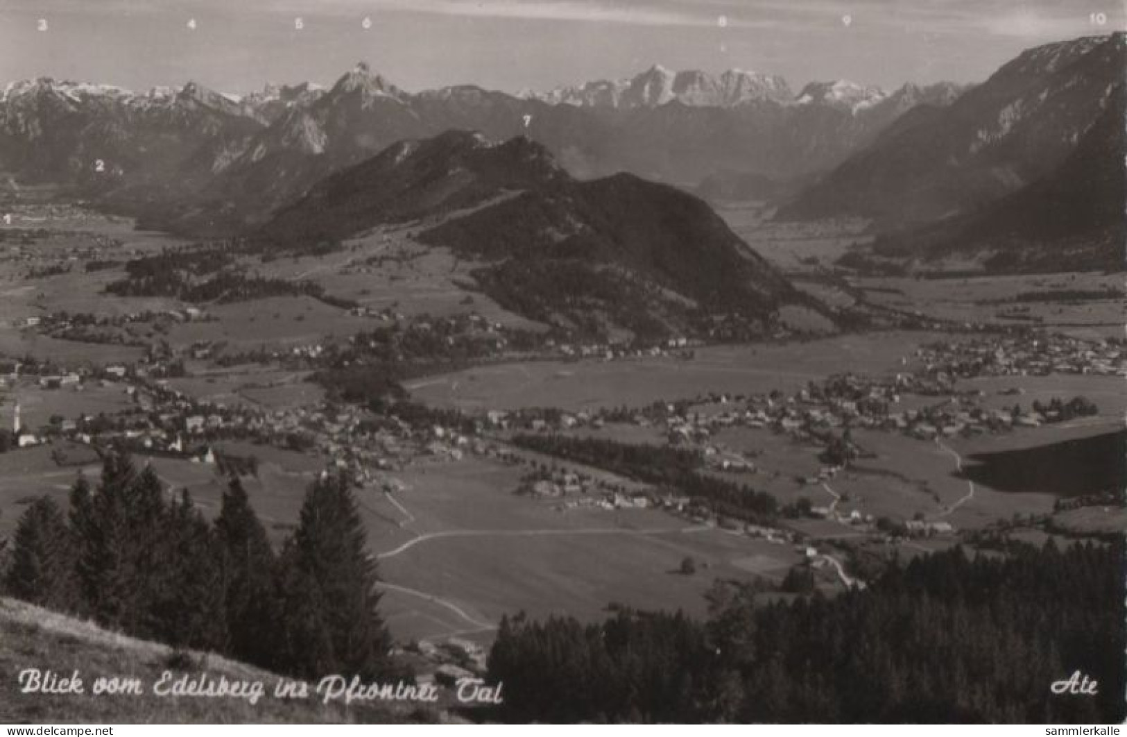 58446 - Pfronten - Blick Vom Edelsberg Ins Pfrontner Tal - Ca. 1960 - Pfronten