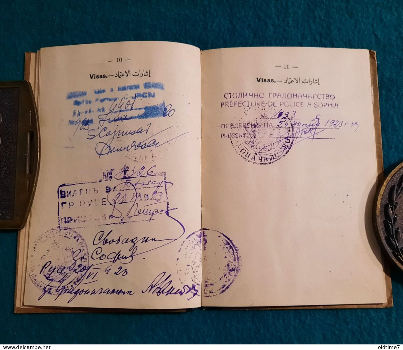 Egipt Laisez Passer  passport  1923 pasaporte, passeport, reisepass