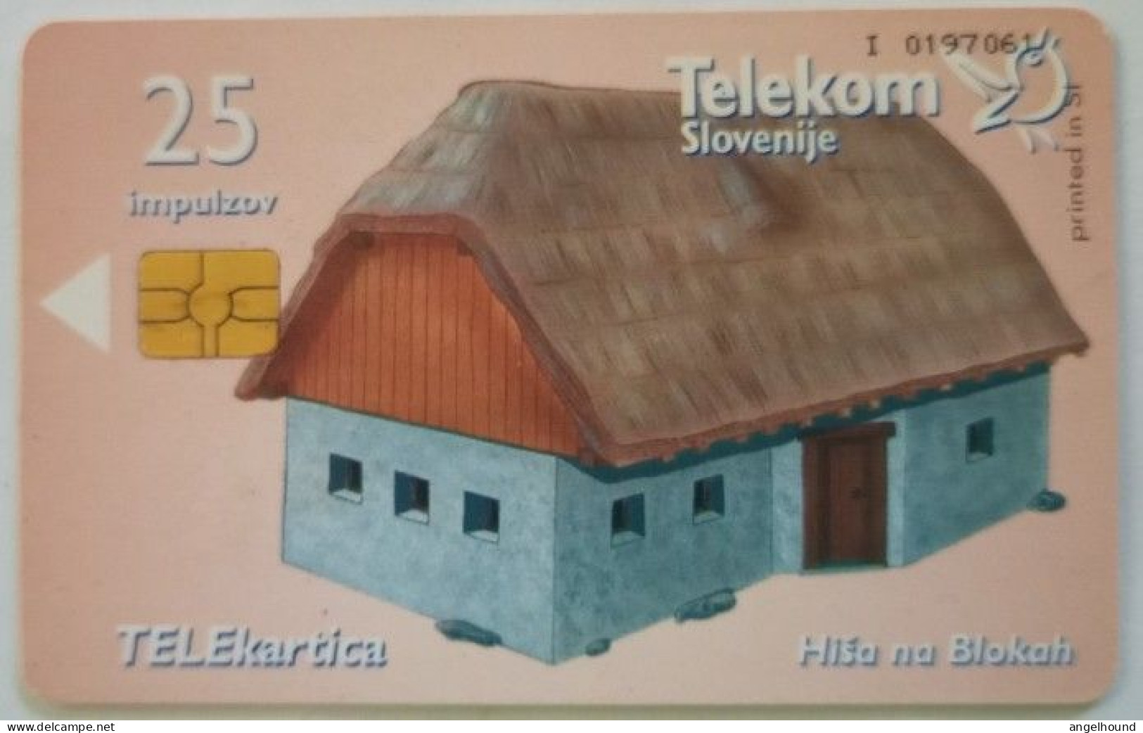 Slovenia 25 Unit Chip Card - Hisa Na Blokah / Tloris - Slovenia