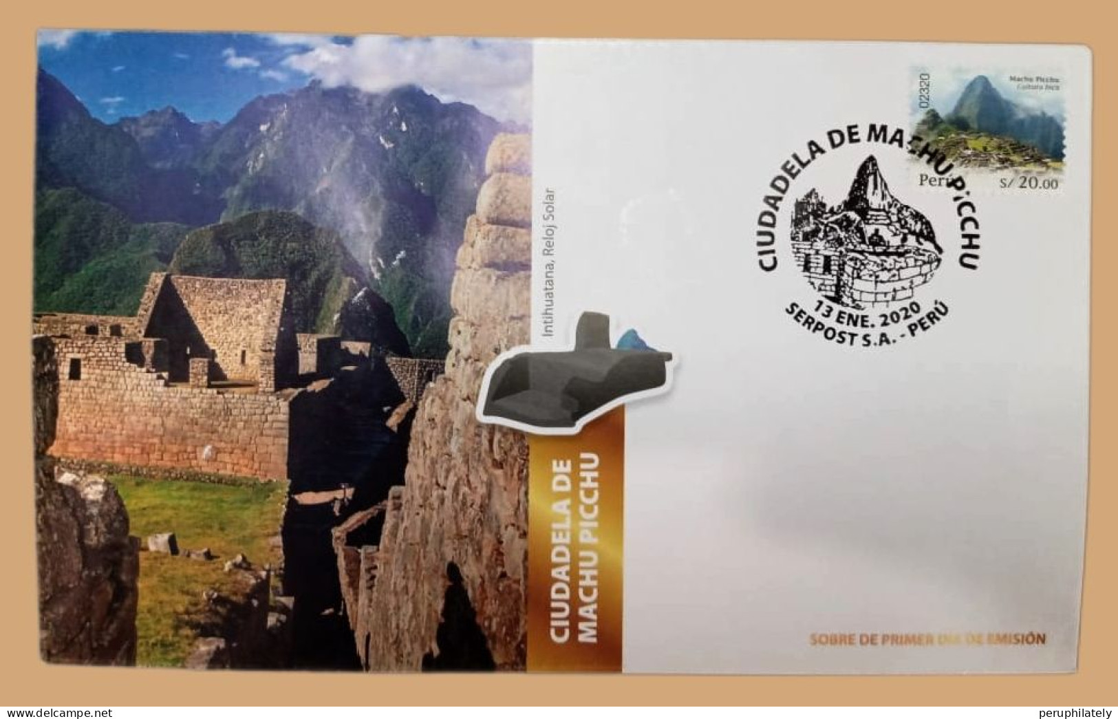 Peru FDC 2020 , Machupicchu - Peru