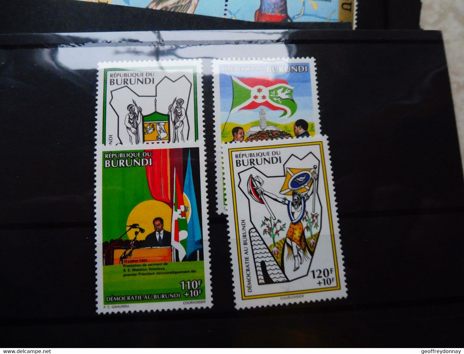 Burundi 1050/1053 Mnh Neuf ** ( 1994 ) Democratie - Ongebruikt