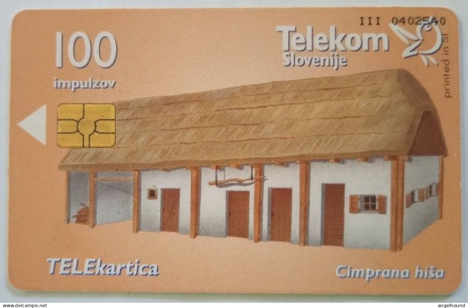 Slovenia 100 Chip Card - Cimprana Hisa / Vodnjak - Slovenia