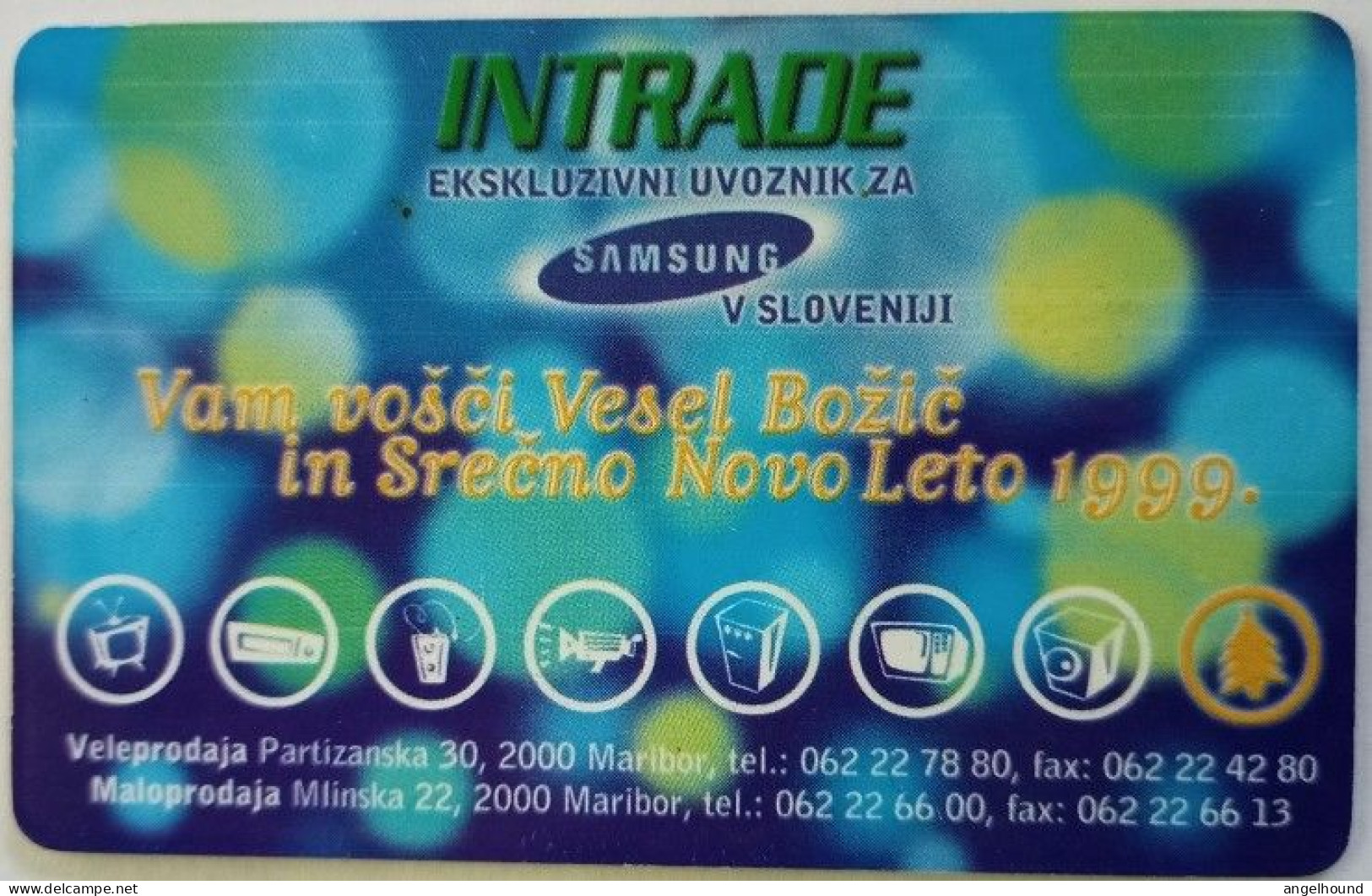 Slovenia 50 Unit Chip Card - Abeceda - Alphabet / Intrade - Slovénie