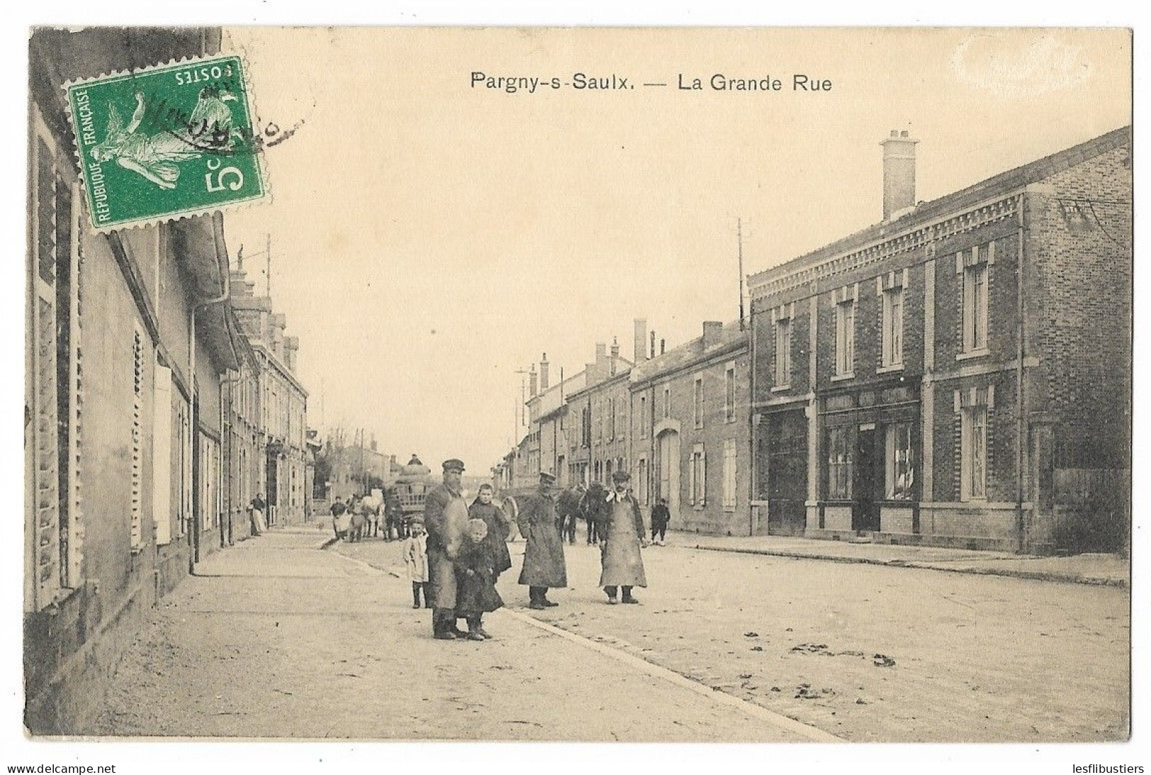 CPA 51 PARGNY-SUR-SAULX La Grande Rue - Pargny Sur Saulx