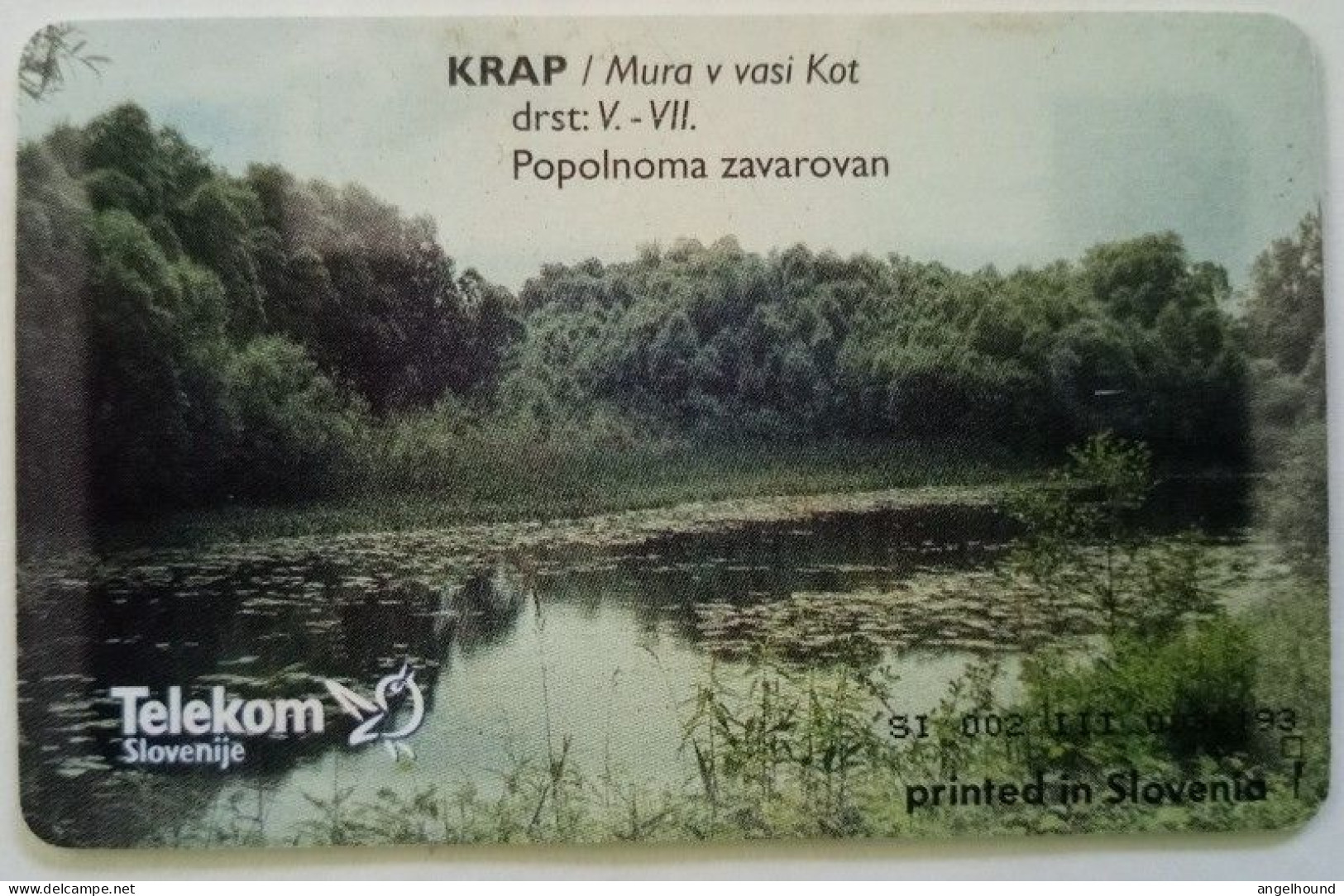 Slovenia 100 Unit Chip Card - Krap / Mura V Vasi Kot - Slovenia