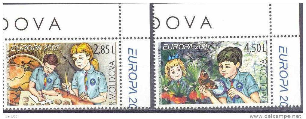 2007. Moldova, Europa 2007, 2v, Mint/** - Moldova