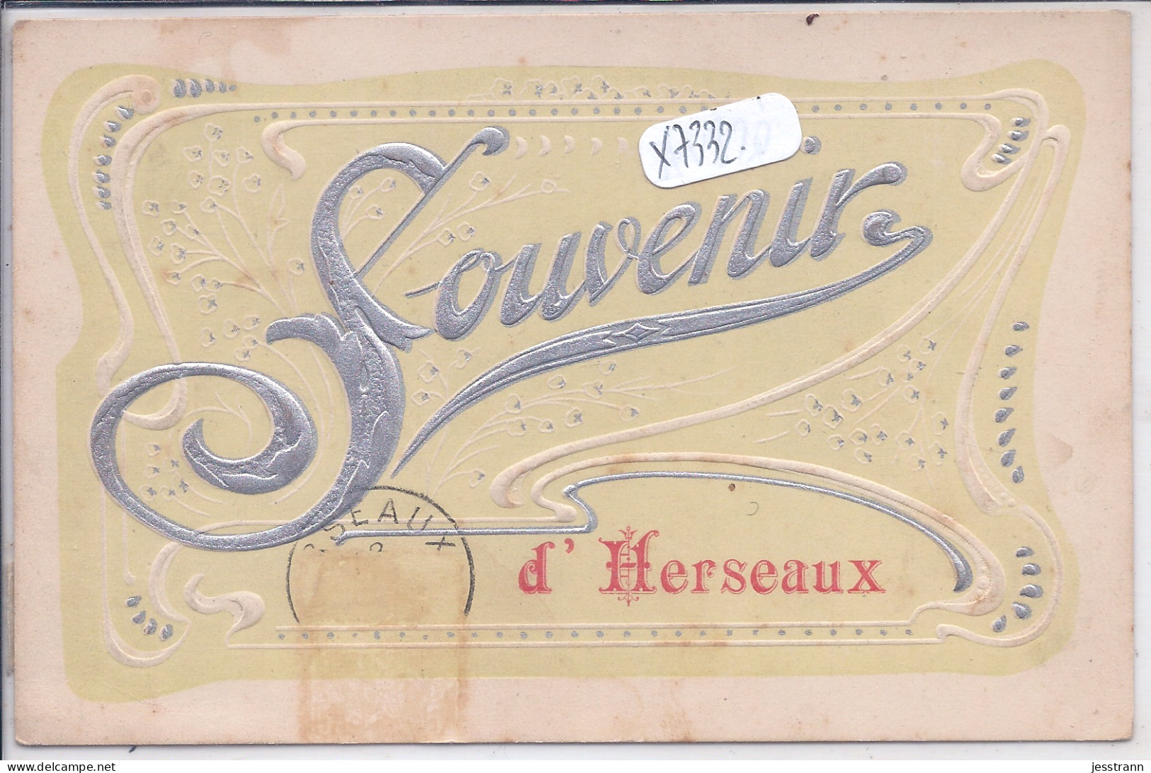 HERSEAUX- SOUVENIR D HERSEAUX- ART-NOUVEAU - Moeskroen