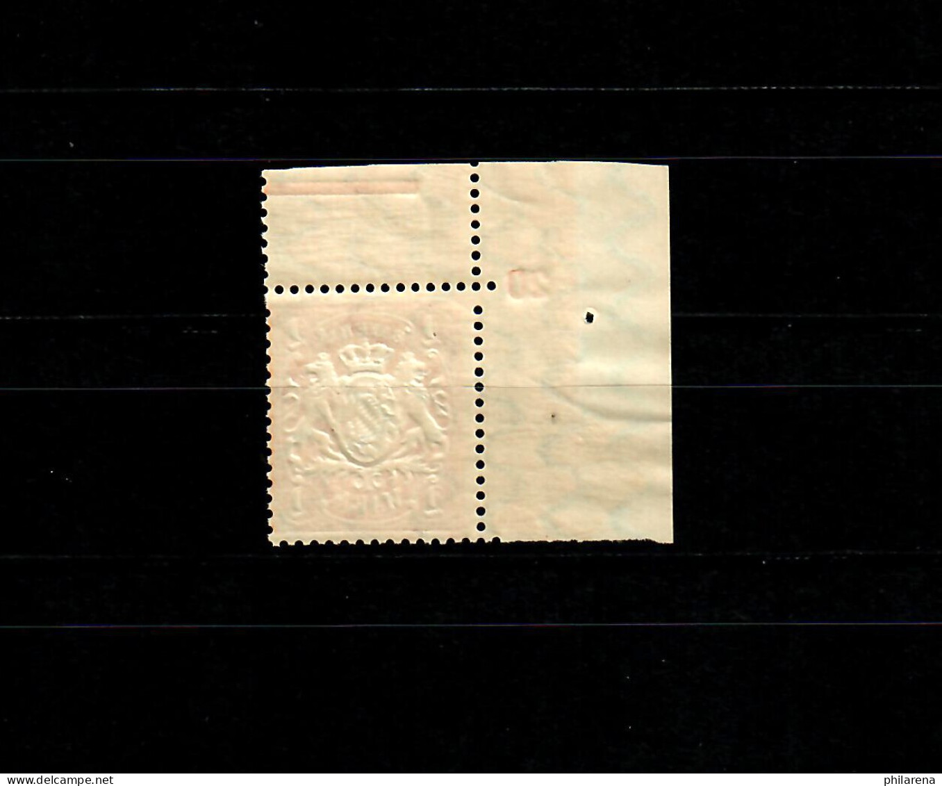 Bayern MiNr. 64x, Plattennummer 20, Eckrand E1, Postfrisch, ** - Unused Stamps