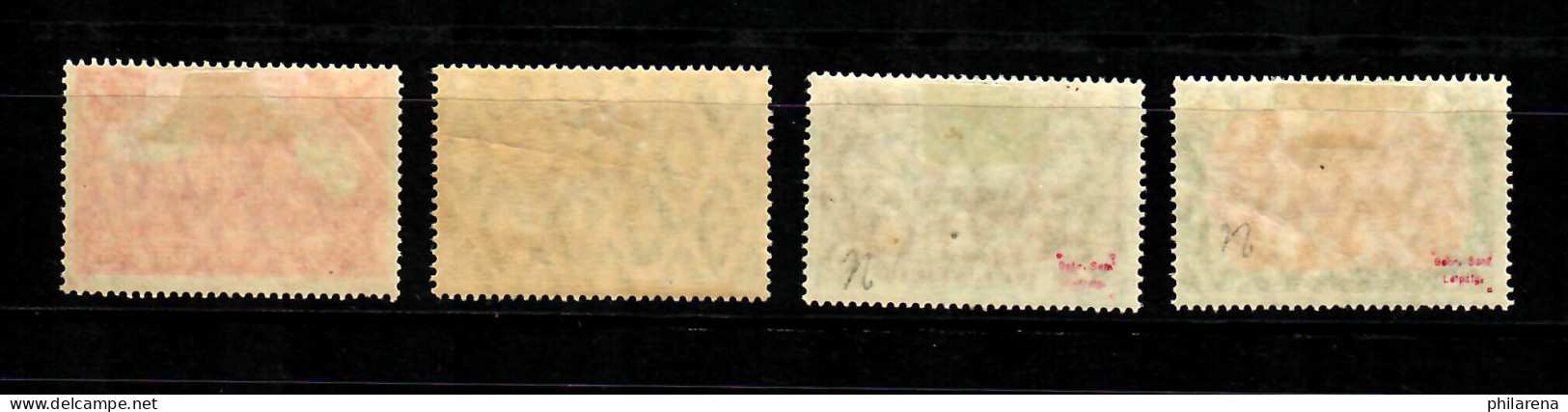 DR: MiNr. 94 AI - 97 AI, *, Falz - Unused Stamps