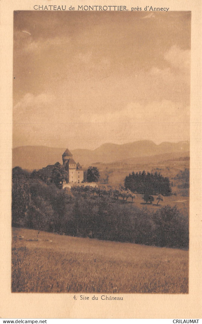 74-LOVAGNY CHATEAU DE MONTROTTIER-N°T2968-F/0225 - Lovagny