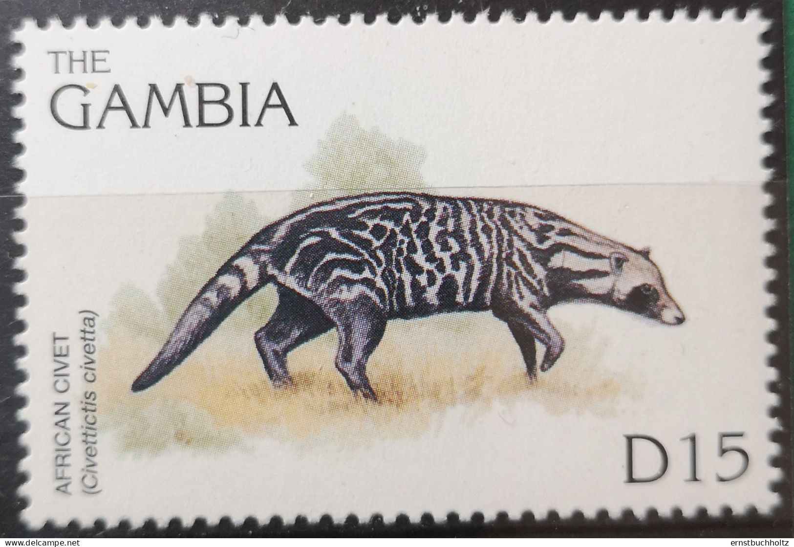 Gambia 1996 Civet Katze Halbkatze Mi 2330** - Gambie (1965-...)