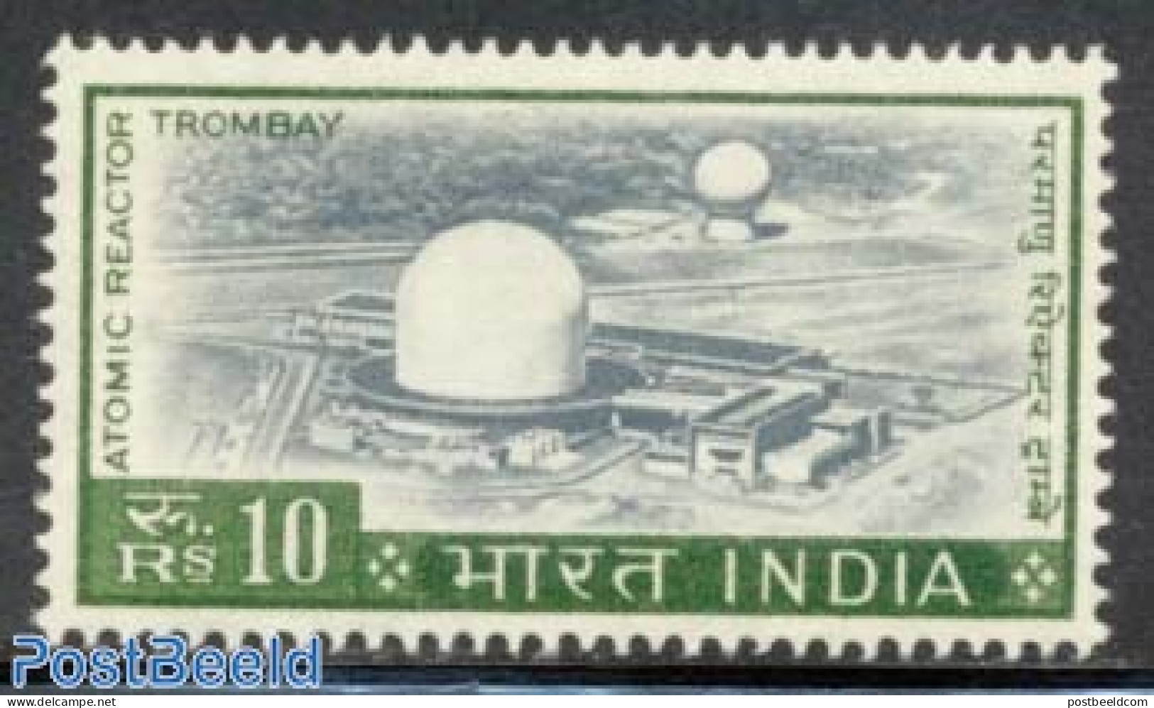India 1965 10R, Stamp Out Of Set, Mint NH, Science - Atom Use & Models - Nuevos