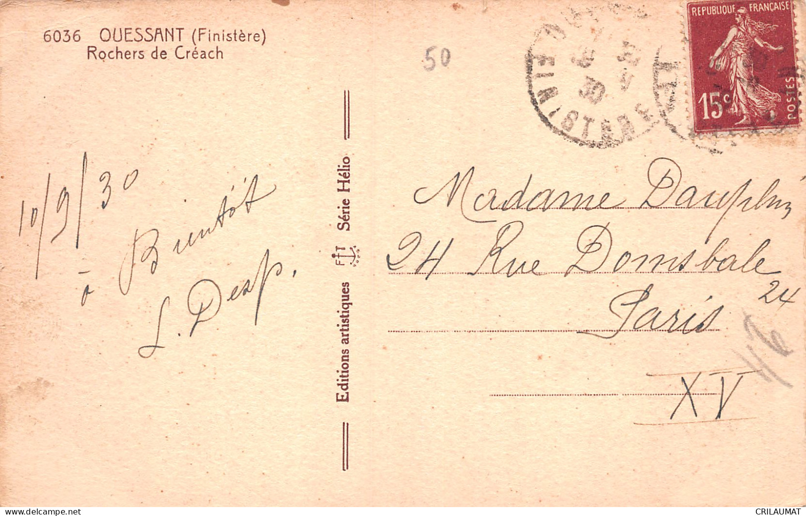 29-OUESSANT-N°T2972-G/0081 - Ouessant