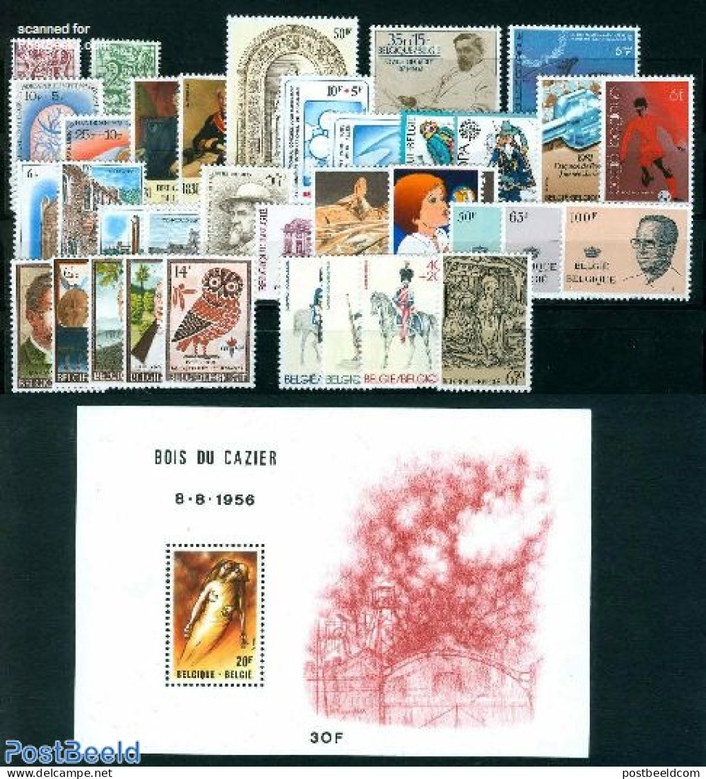 Belgium 1981 Yearset 1981, Complete, 35v + 1 S/s, Mint NH, Various - Yearsets (by Country) - Unused Stamps