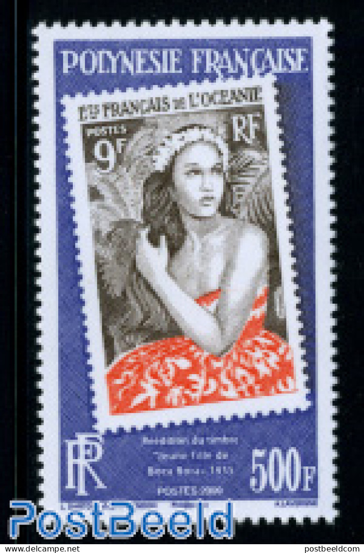 French Polynesia 2009 Stamp On Stamp 1v, Mint NH, Stamps On Stamps - Ongebruikt