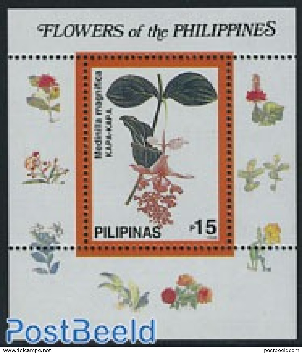Philippines 1998 Floricultura S/s, Mint NH, Nature - Flowers & Plants - Philippinen
