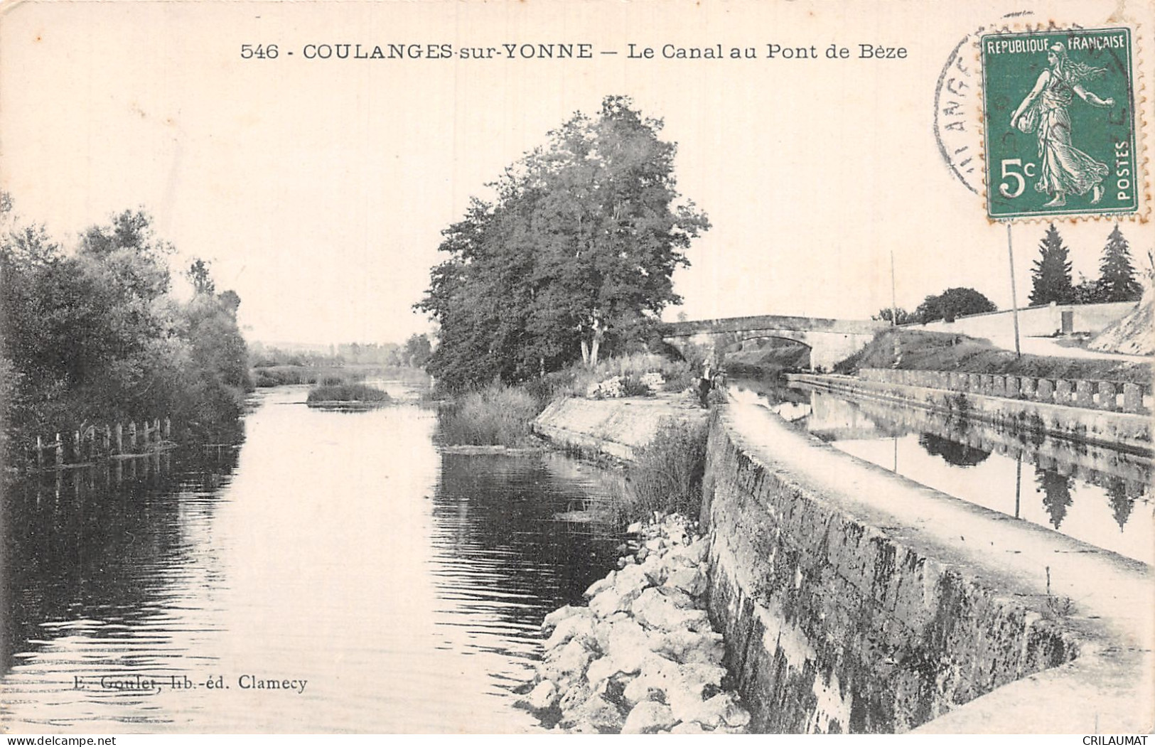 89-COULANGES SUR YONNE-N°T2973-C/0399 - Coulanges Sur Yonne