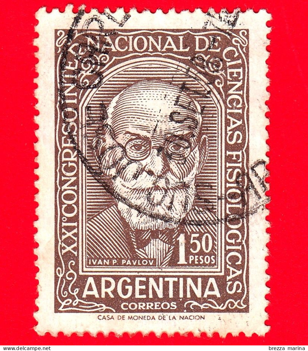 ARGENTINA - Usato - 1959 - Congresso Di Fisiologia - Ivan P. Pavlov (1849-1936), Russo - 1.50 - Gebruikt