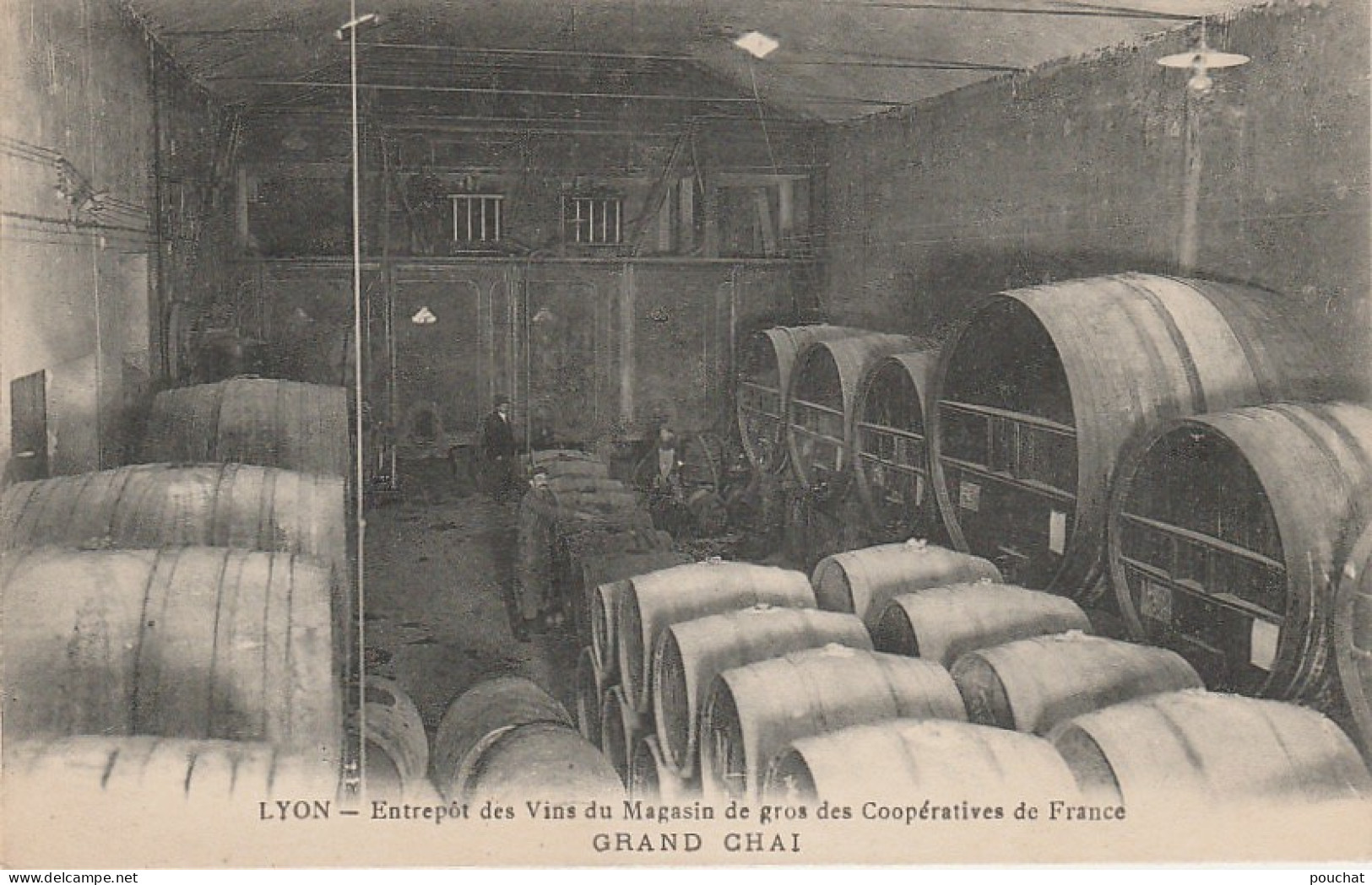 A27- 69) LYON (VII°) ENTREPOT DES VINS DU MAGASIN DE GROS DES COOPERATIVES DE FRANCE - GRAND CHA- (2 SCANS) - Lyon 7