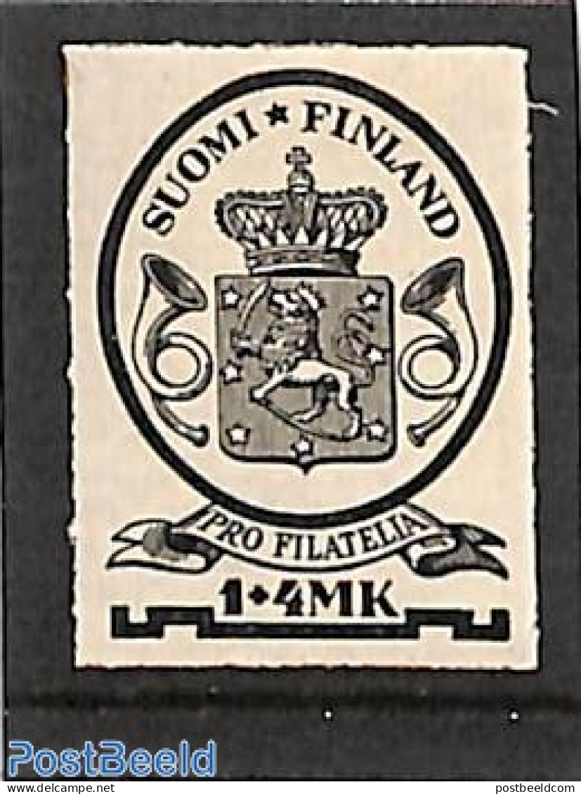 Finland 1931 Postal Museum 1v, Mint NH, History - Coat Of Arms - Art - Museums - Neufs