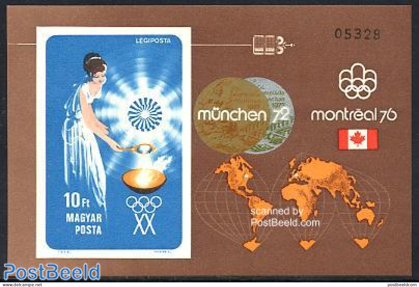 Hungary 1973 Olympic Games S/s Imperforated, Mint NH, Sport - Olympic Games - Unused Stamps