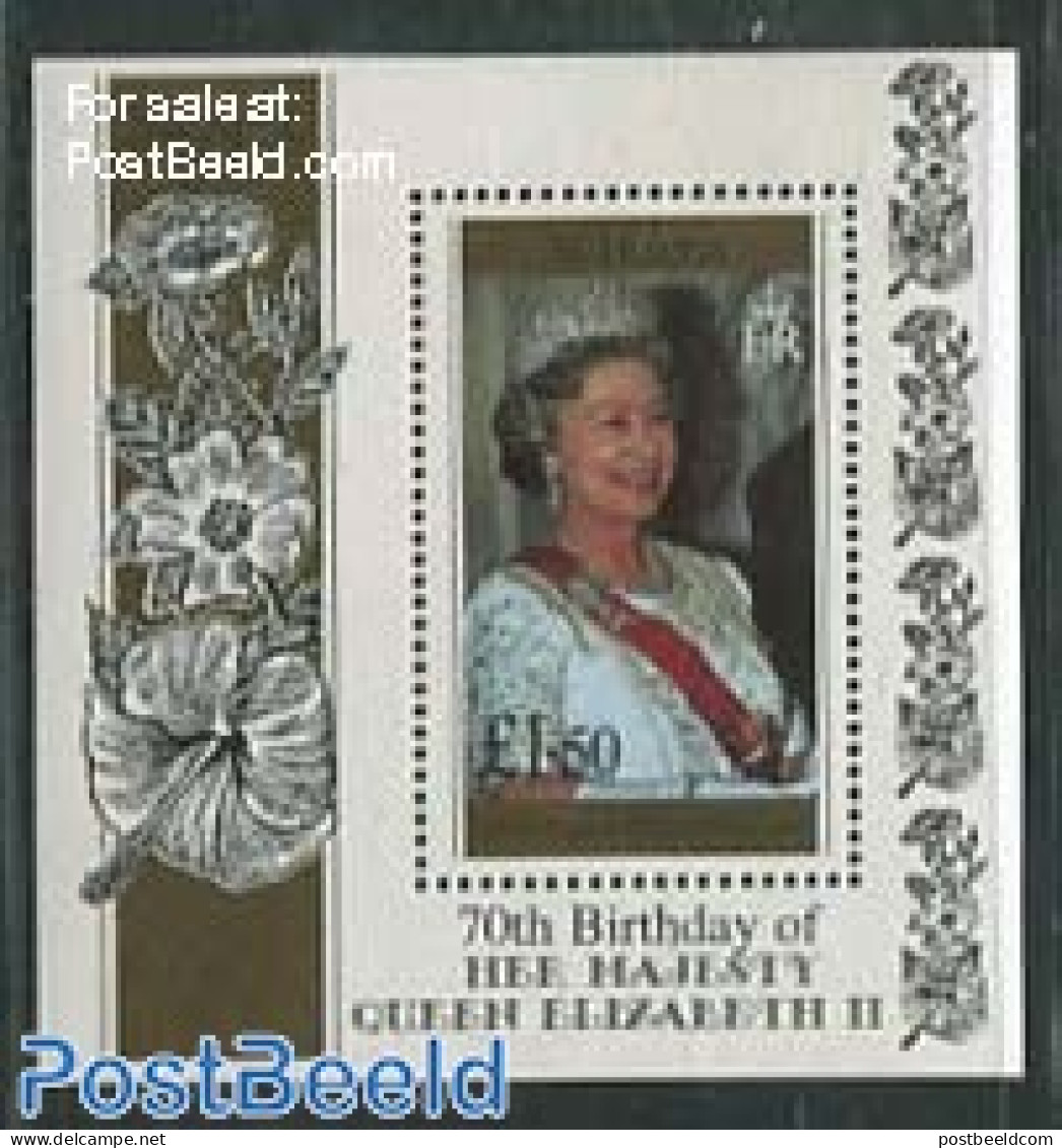 Saint Helena 1996 Queen Birthday S/s, Mint NH, History - Kings & Queens (Royalty) - Familles Royales