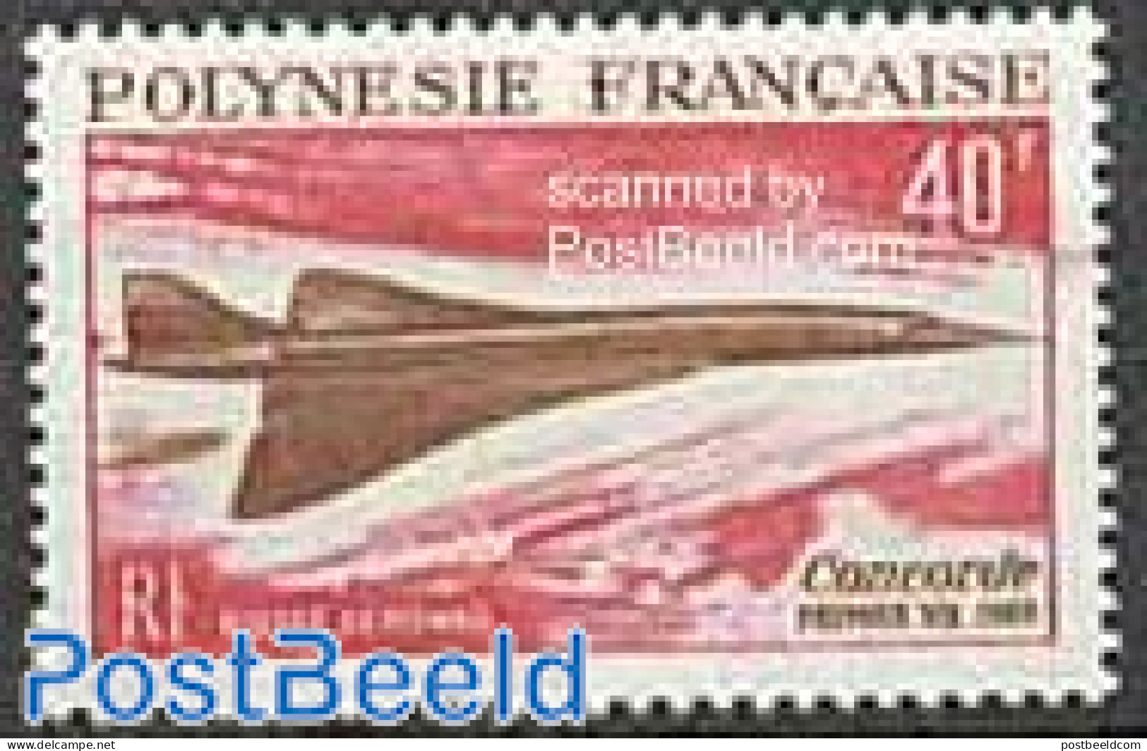 French Polynesia 1969 Concorde 1v, Mint NH, Transport - Concorde - Aircraft & Aviation - Neufs