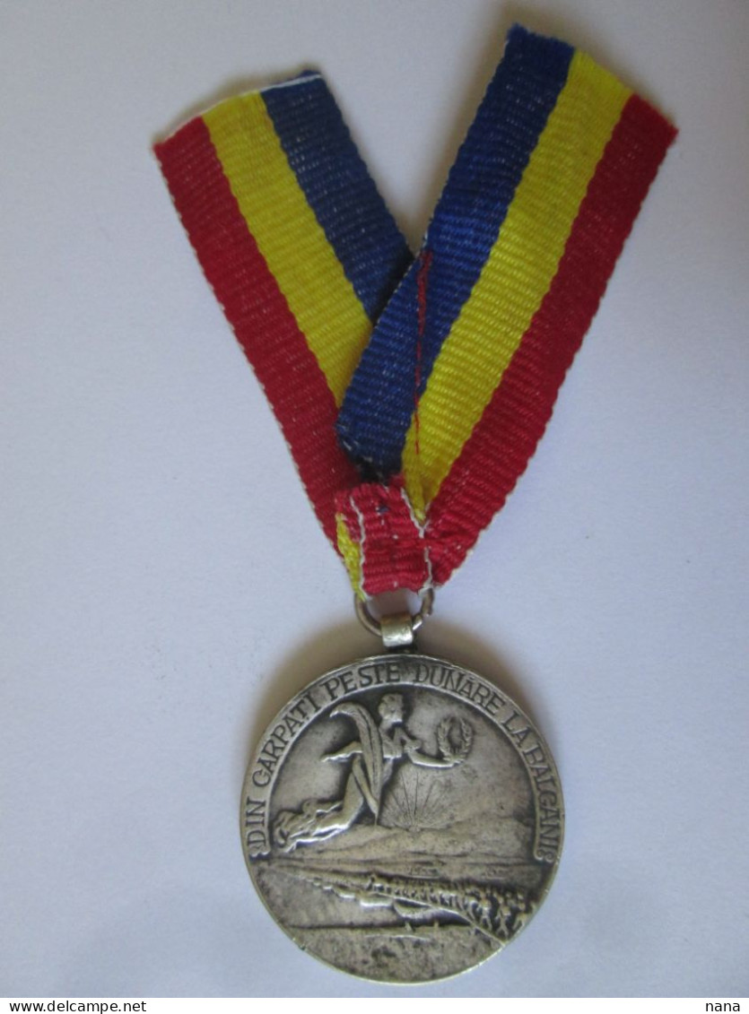 Roumanie Medaille 1913:En Souvenir De L'elan Edifiant/Romanian Medal 1913:In Memory Of The Uplifting Momentum - Altri & Non Classificati