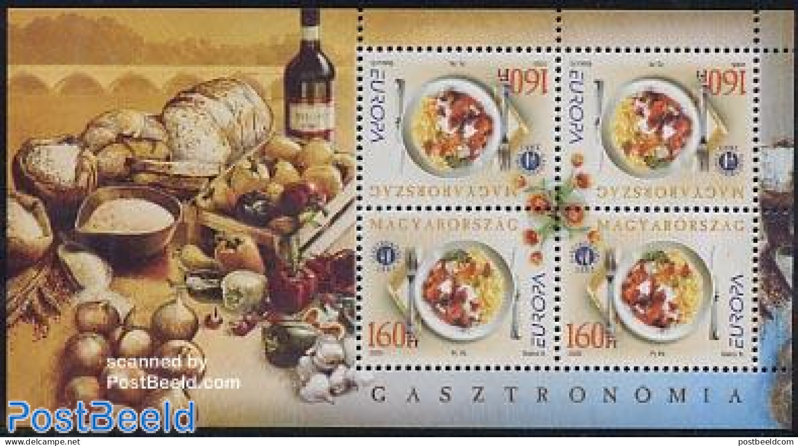 Hungary 2005 Europa, Gastronomy S/s, Mint NH, Health - History - Nature - Food & Drink - Europa (cept) - Flowers & Pla.. - Ongebruikt