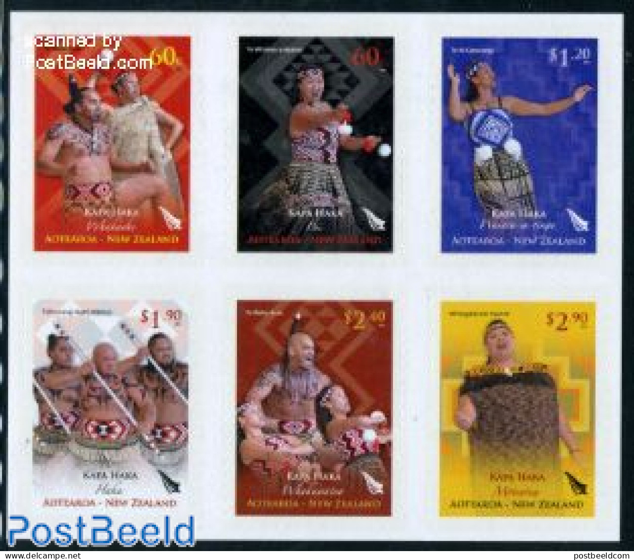 New Zealand 2011 Kapa Haka 6v S-a, Mint NH, Various - Costumes - Folklore - Unused Stamps