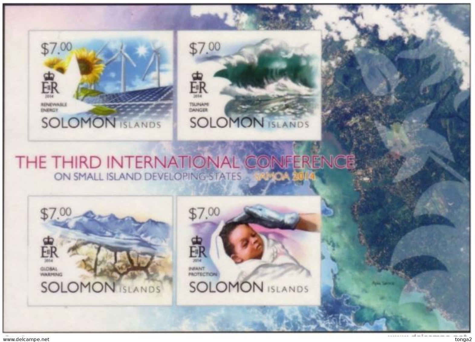 Solomon Islands 2014 - IMPERF Plastic S/S - Solar And Windmill Power - Unusual And Scarce - Solomoneilanden (1978-...)