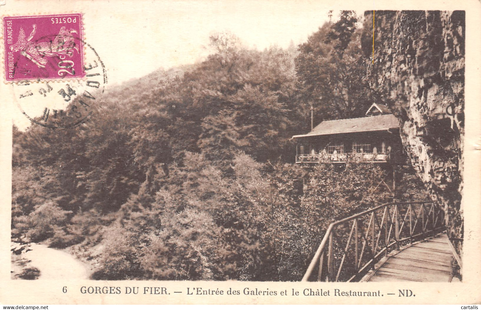 74-GORGES DU FIER-N°C4068-D/0129 - Lovagny