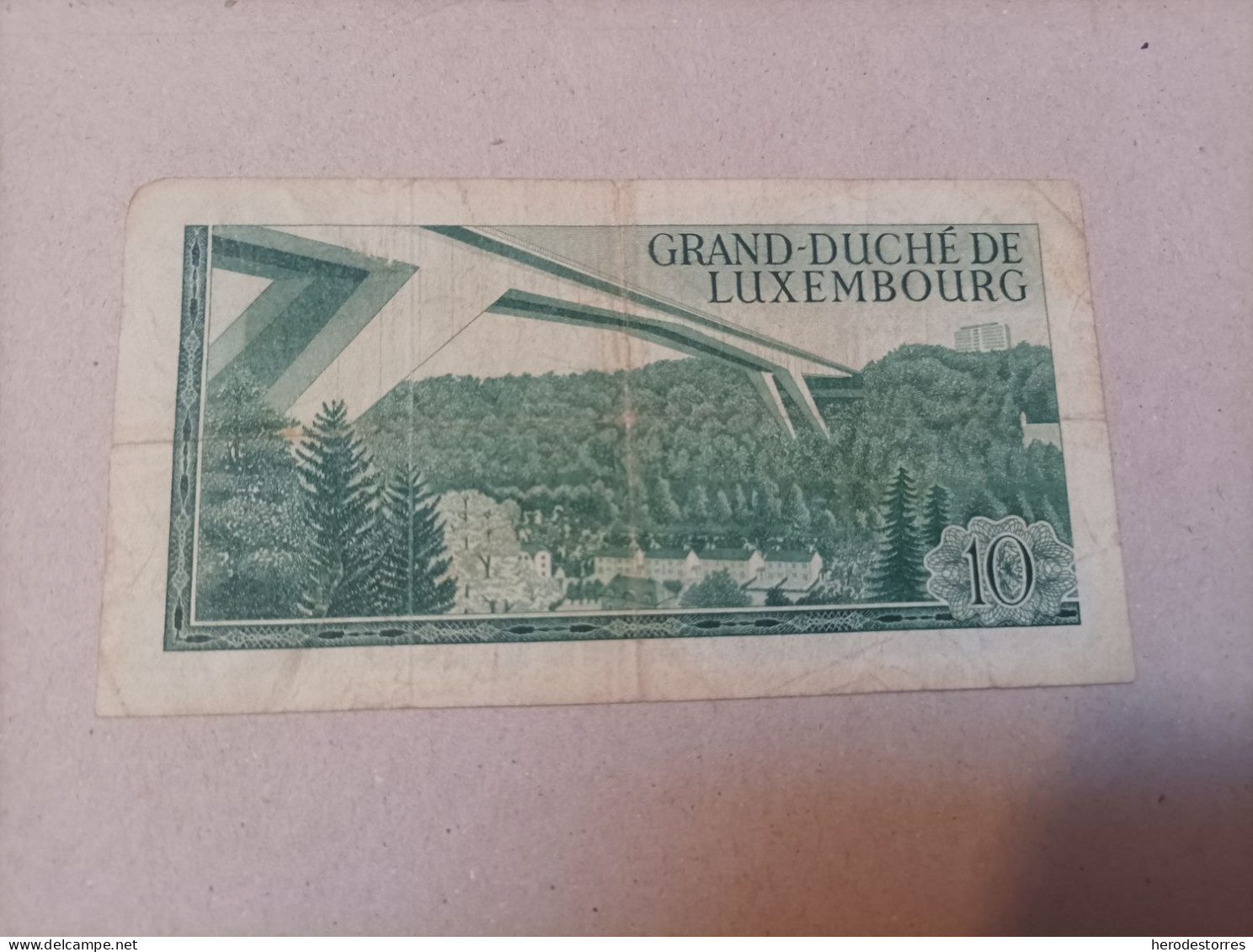 Billete Luxemburgo 10 Francs, Año 1967 - Luxemburgo