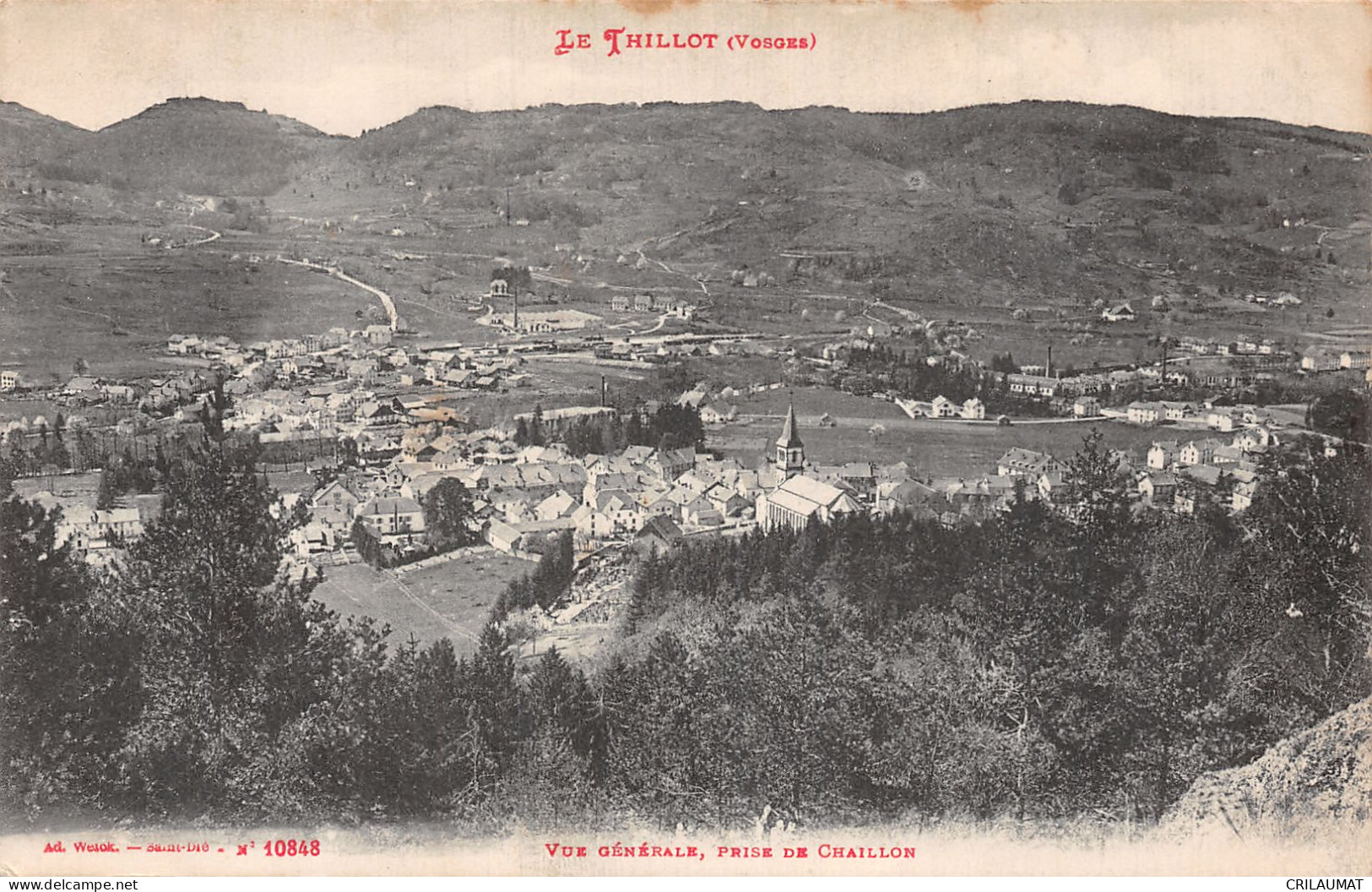 88-LE THILLOT-N°T2976-D/0287 - Le Thillot