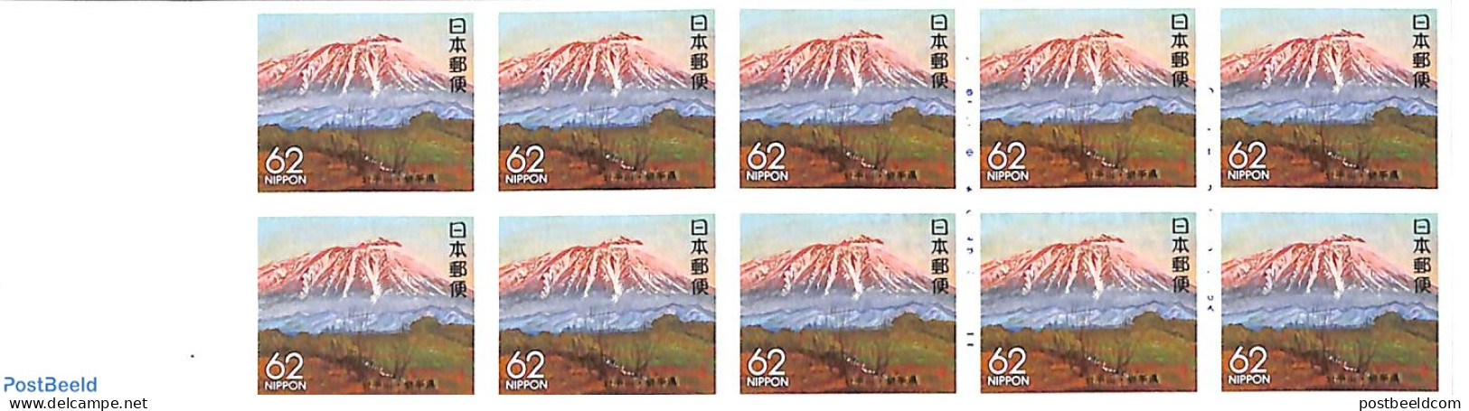 Japan 1991 Iwate  Booklet (with 10 Stamps), Mint NH, Sport - Mountains & Mountain Climbing - Stamp Booklets - Unused Stamps