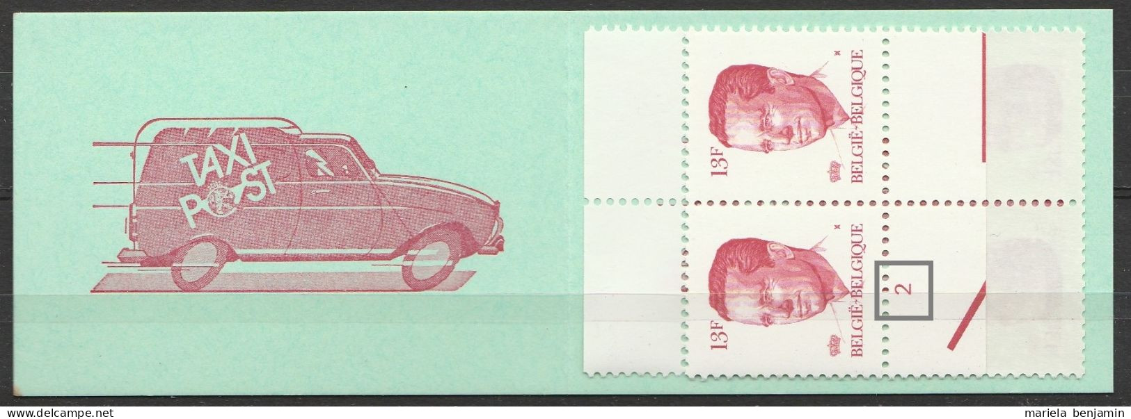 Carnet B18 – Numéro De Planche « 2 » 1986 - Ohne Zuordnung