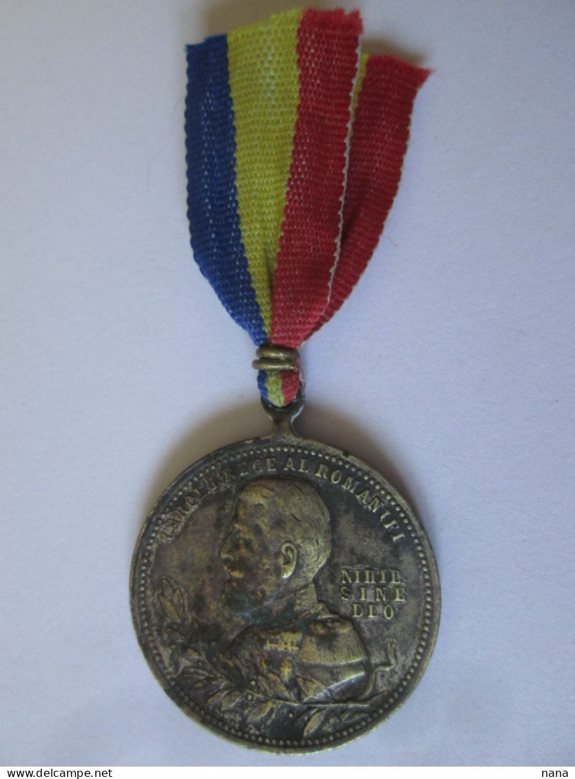 Roumanie Medaille 1891:En Souvenir 25 Ans Du Regne Du Roi Carol I/In Memory Of 25 Years Of The Reign Of King Carol I - Autres & Non Classés