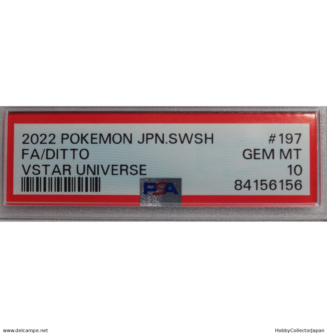 Pokemon Card Game DITTO 197/172 AR S12a F PSA10 - Schwert Und Schild