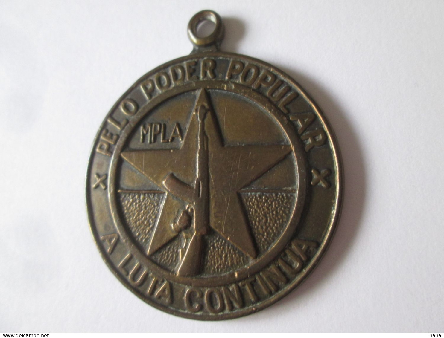 Rare! Angola Medal Popular Movement For The Liberation Of Angola MPLA  20th Anniversary 1956-1976 - Autres & Non Classés