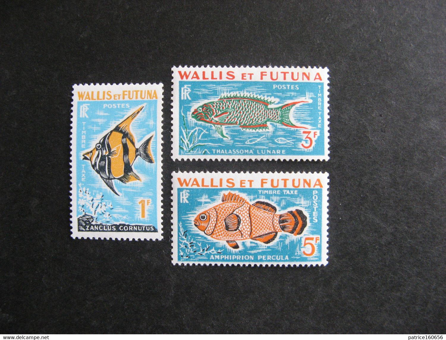 Wallis Et Futuna:  TB Série Timbres-Taxe N° 37 Au N°39, Neufs XX. - Timbres-taxe