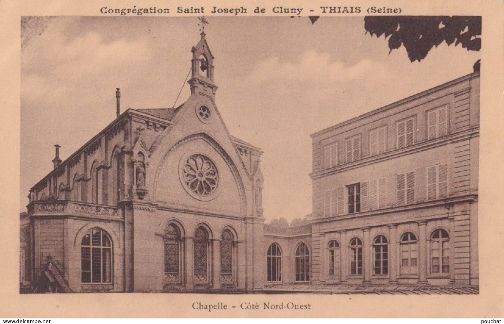 Y9-94) THIAIS - CONGREGATION SAINT JOSEPH  DE CLUNY - CHAPELLE NORD - OUEST  - ( 2 SCANS ) - Thiais