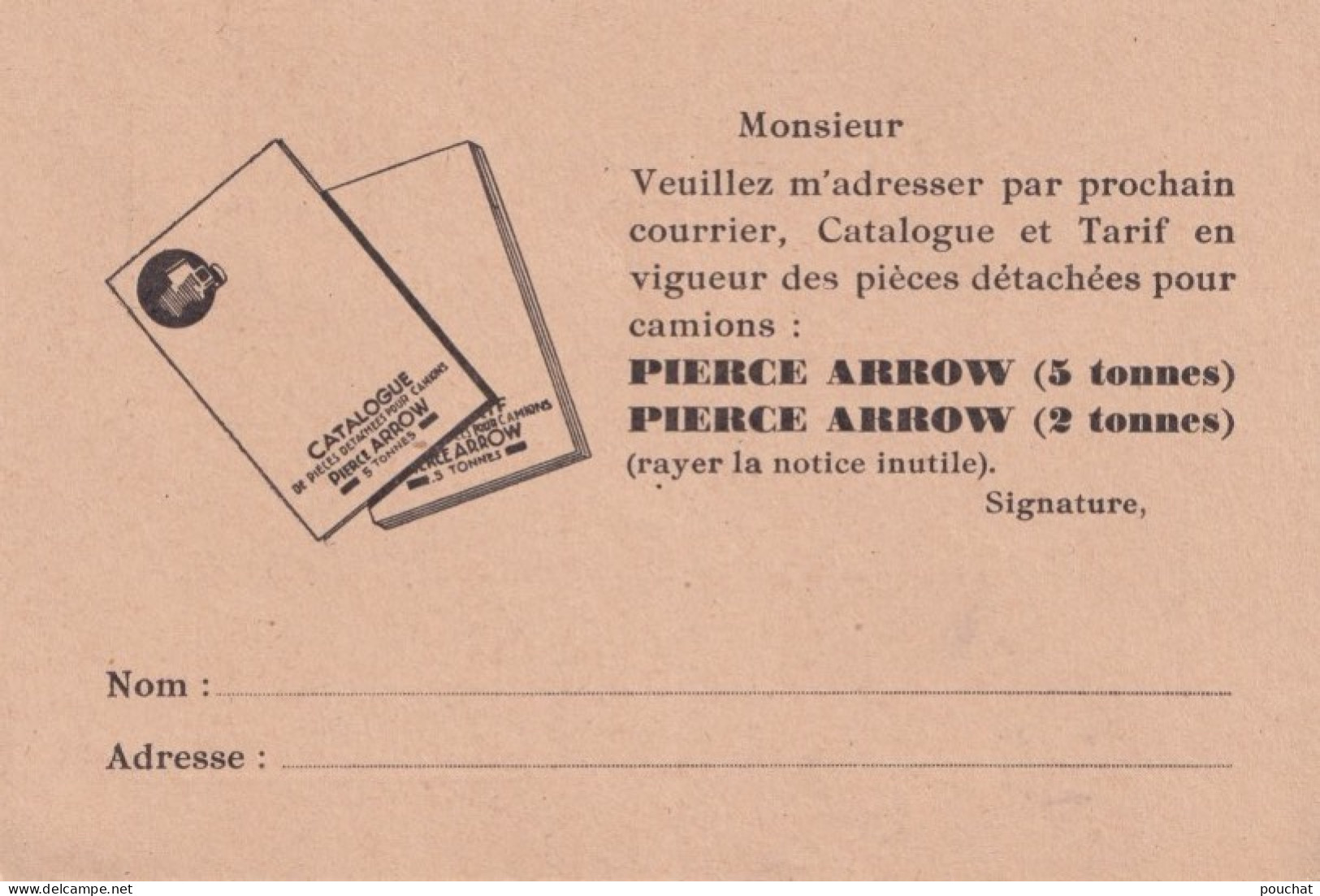 ENVELOPPE PROSPECTUS - PARIS (XII°) ETABLISSEMENT AUTOMOBILES - E. DUJARDIN  - 323 RUE DE CHARENTON - TOUS LES  SCANS  - Auto's