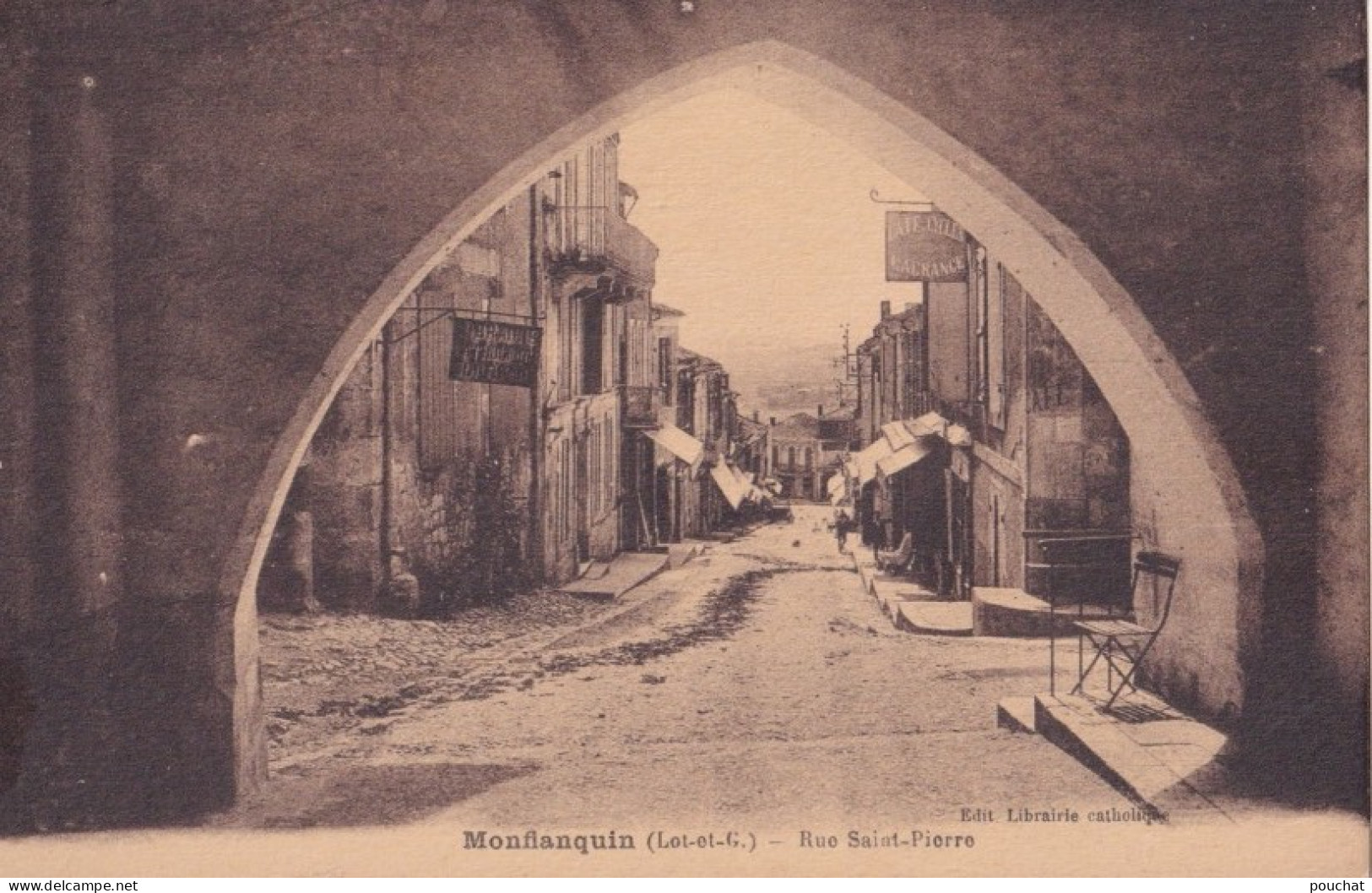 47) MONFLANQUIN -  RUE SAINT-PIERRE - ( 2 SCANS ) - Monflanquin